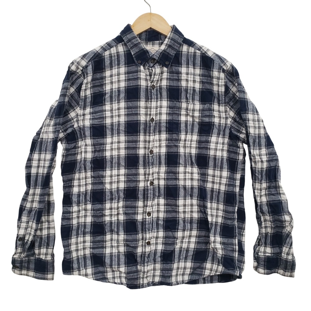 St Johns‎ Bay Plaid Flannel Long Sleeve Button Up Shirt Mens Large Super Soft